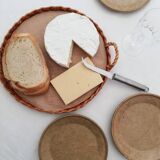 Vintage stoneware dessert plates