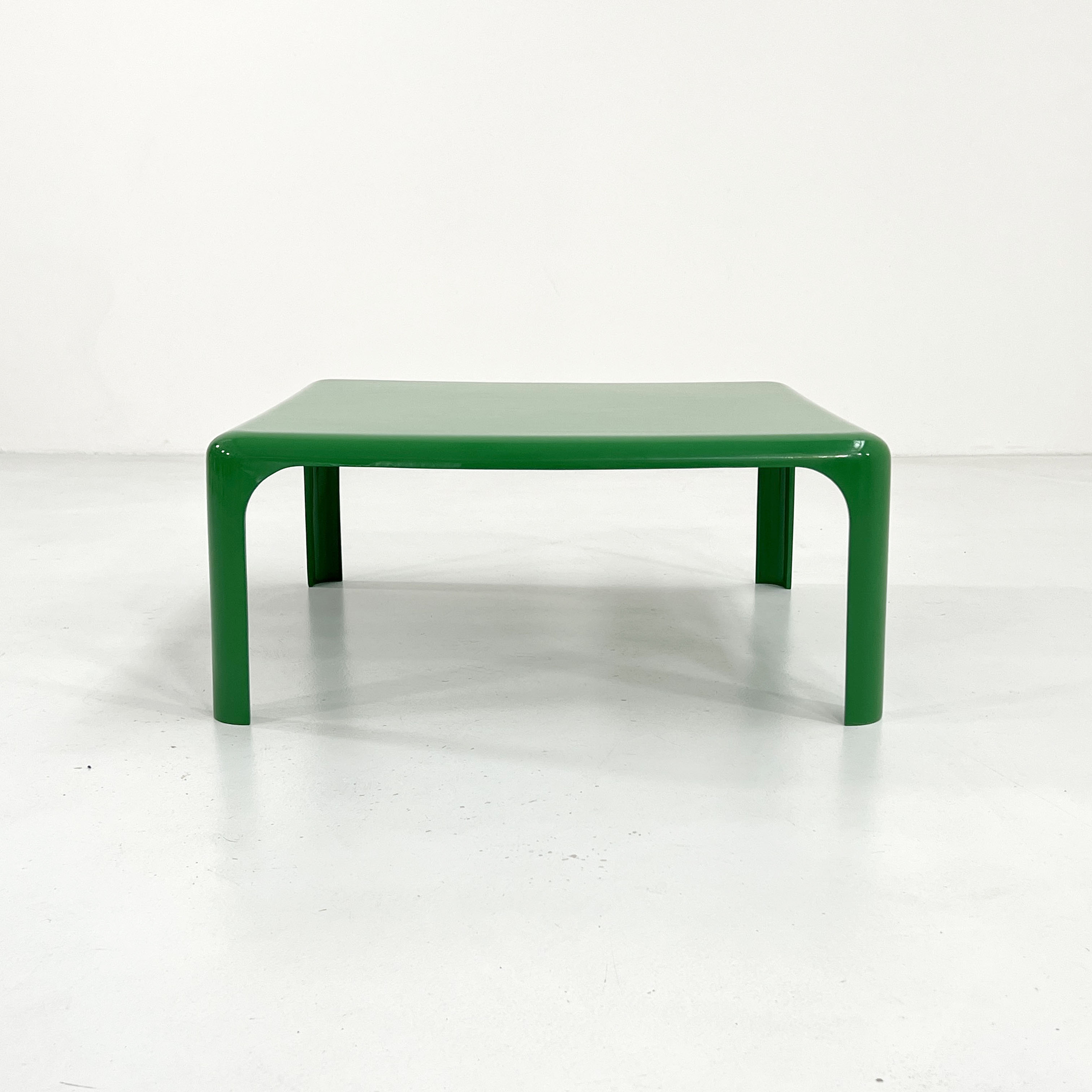 Demetrio 70 green coffee table by Vico Magistretti for Artemide, 1960s