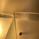 Pair of wall lamps by Lucio De Majo in De Murano glass
