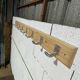 Vintage wall coat rack from the 1960s.