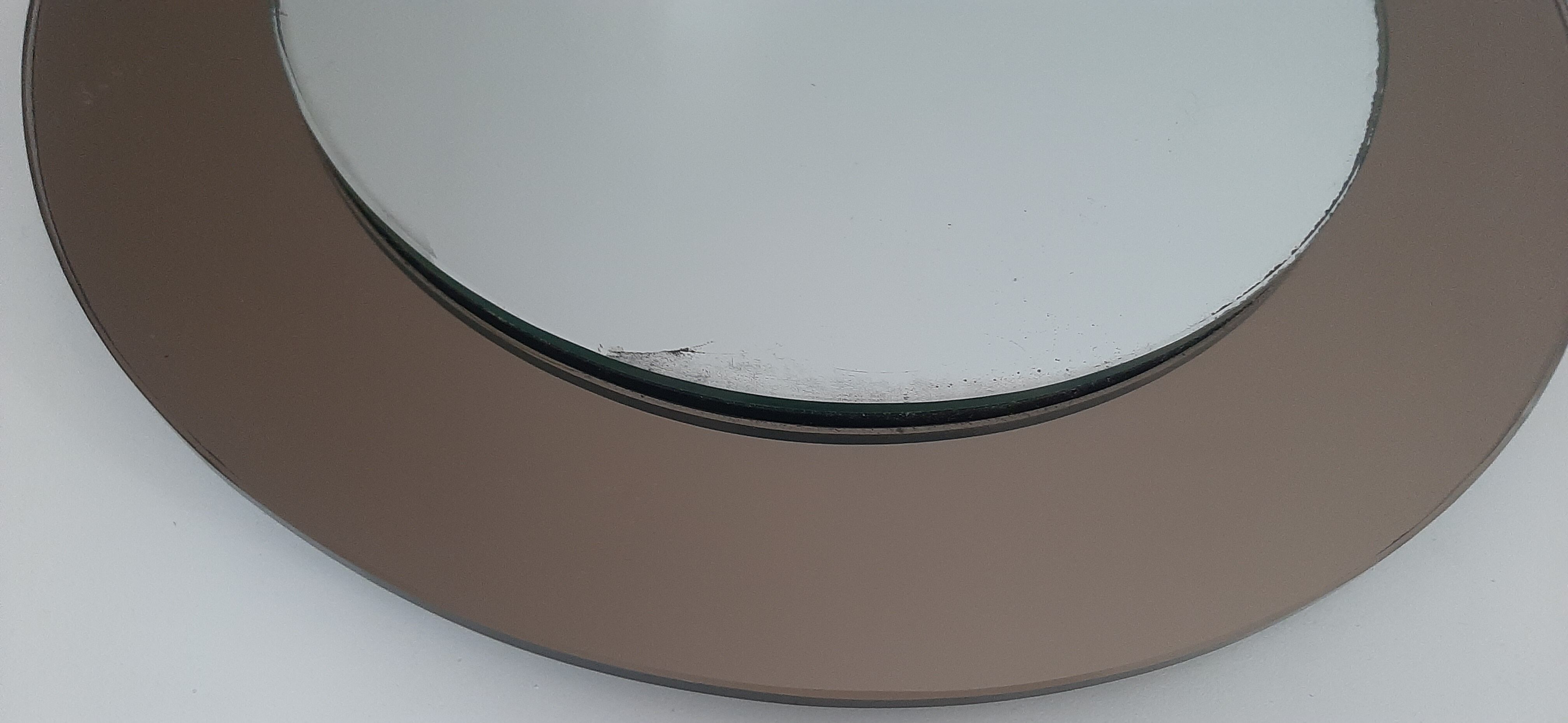 Smoked mirror 70s space age