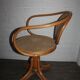 Fauteuil pivotant Thonet début 1900