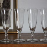 Set de 4 flûtes à champagne en verre
