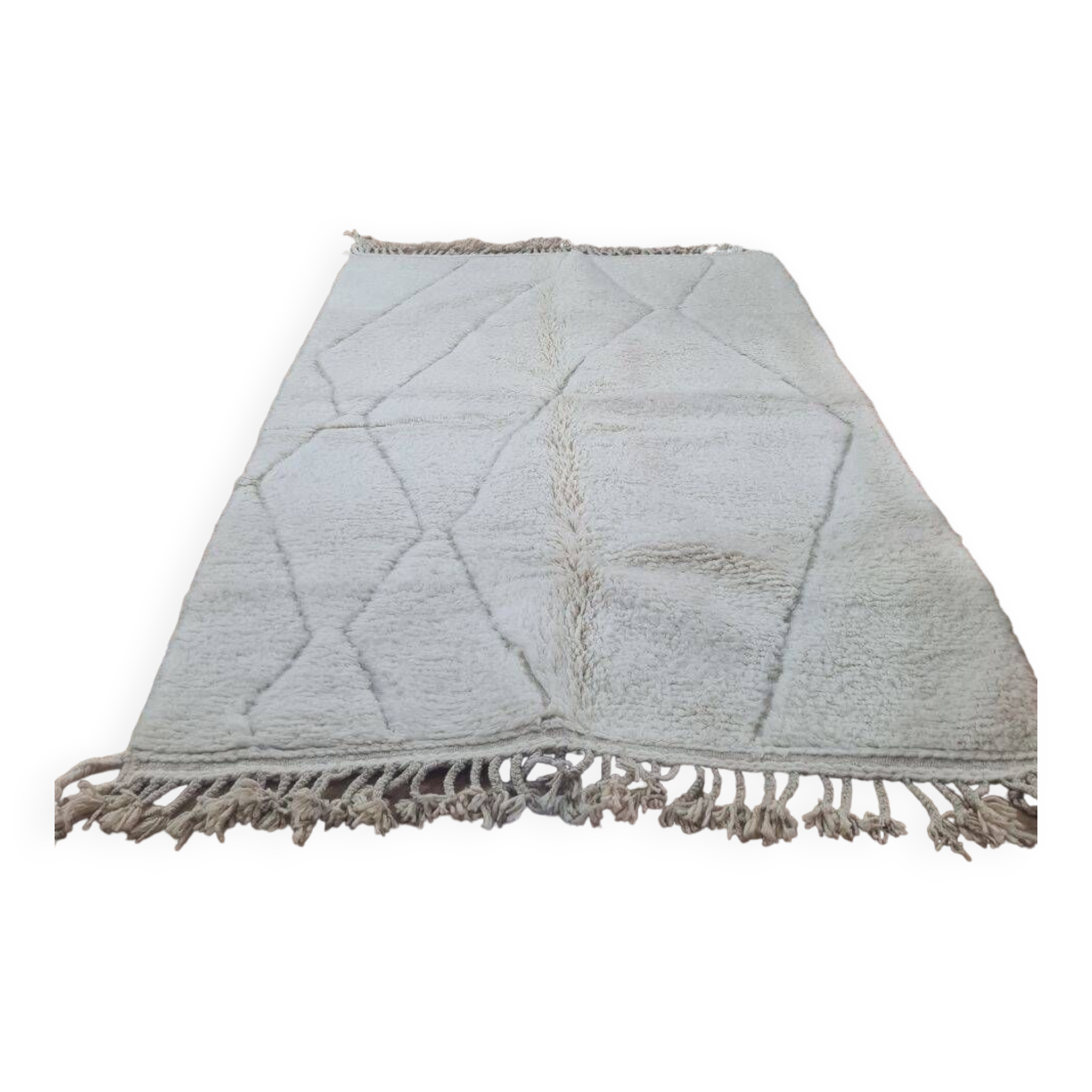 Handmade wool Berber rug 250x150 cm