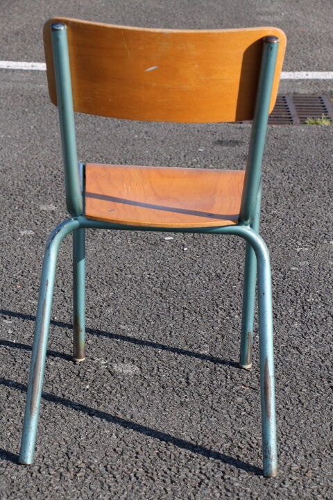 Set of school chairs by Mullca