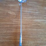 Small Ercuis ladle with silver-plated metal pouring spout