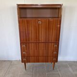 Vintage secretary with light