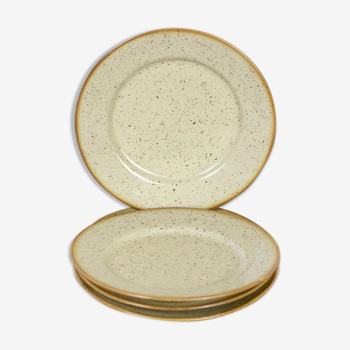 Set of 4 stoneware dessert plates - Tulowice