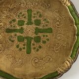 Vintage large Venetian style tray