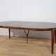 Mid-Century Round Rosewood Dining Table by Severin Hansen for Haslev Furnit