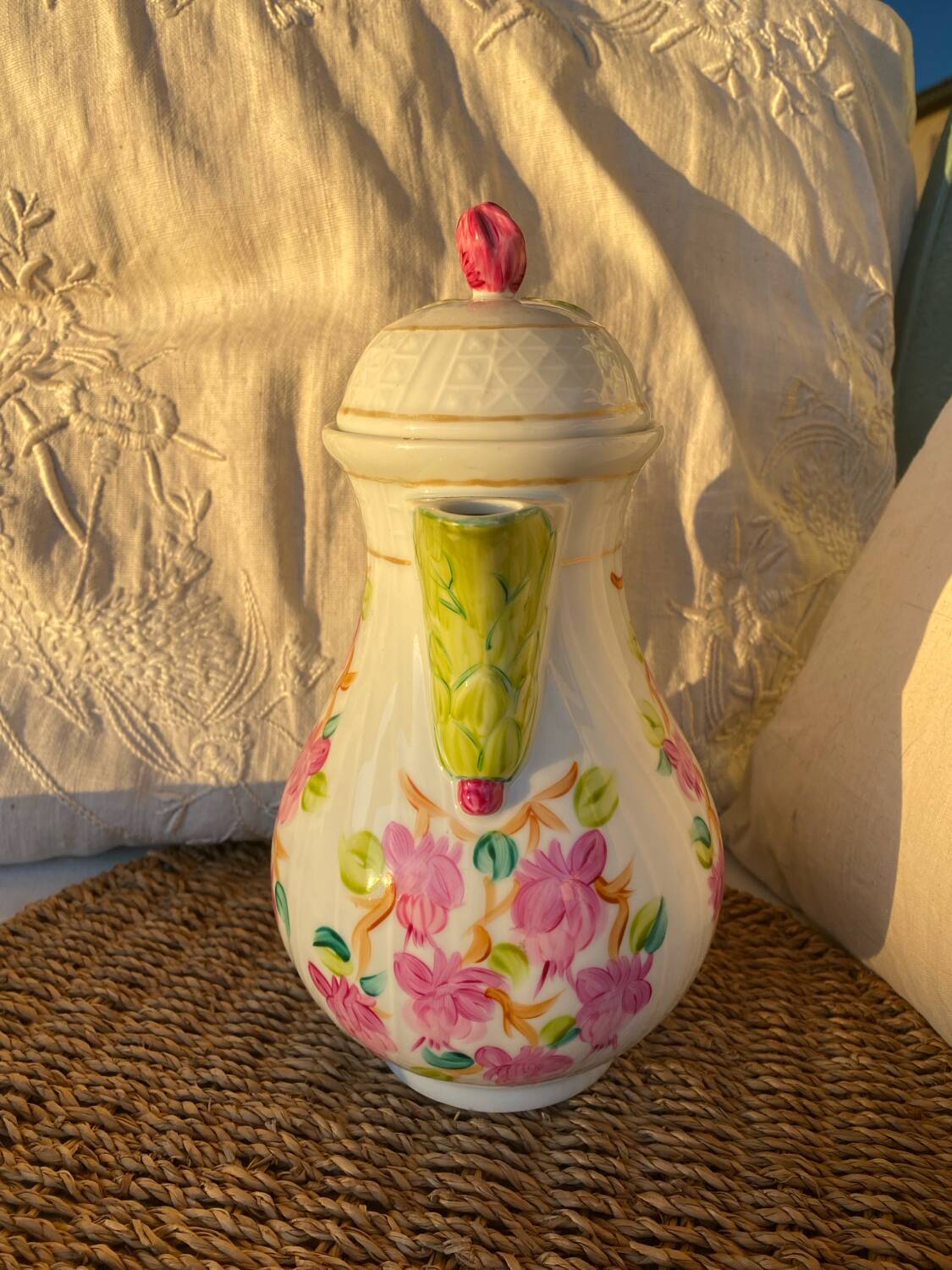 Hand painted Hutschenreuther teapot