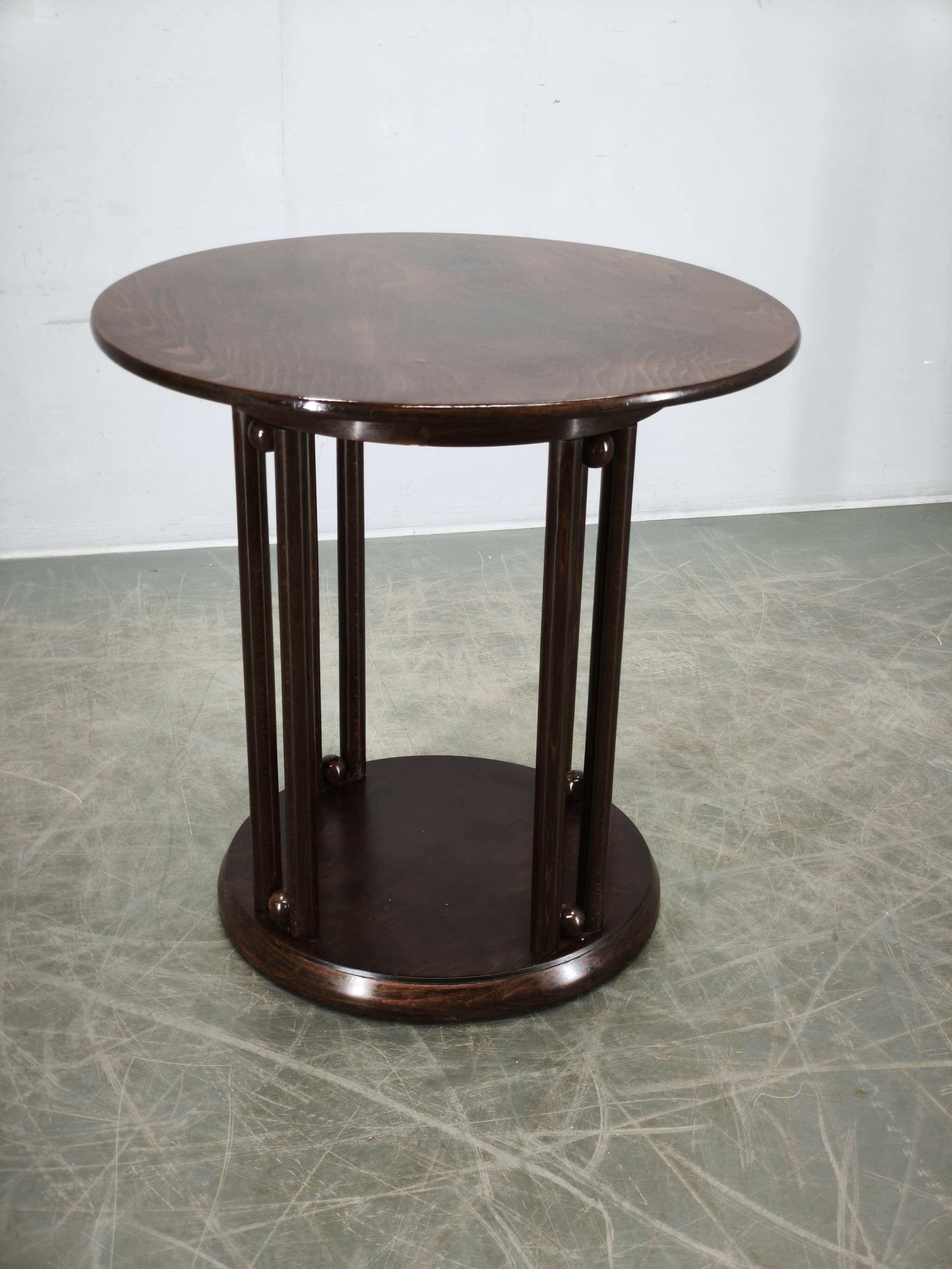 Fledermaus Vienna Secession Table Attributed to Kohn or Thonet, circa 1900