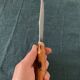 Serving knife with bamboo handle