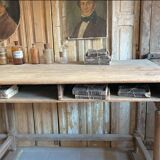 Old work table, draper