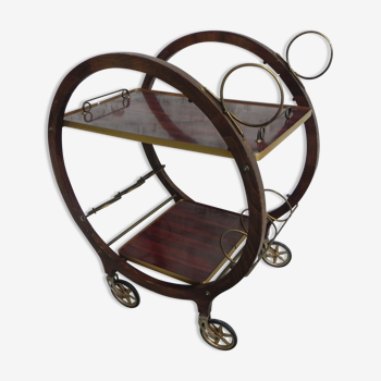 Desserte vintage chariot avec plateau