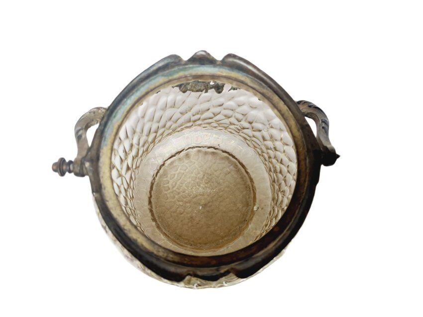 Art nouveau german candyer from loetz, 1890s