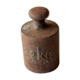 Poids de fer antique 2 kg