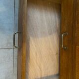 Vintage oak bookcase sideboard