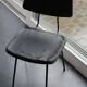 Chaise vinyle tubulure métal 1960