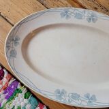 Long Clover Plate from U&C Sarreguemines
