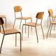 6 chaises par Gustav Hassenpflug 1960