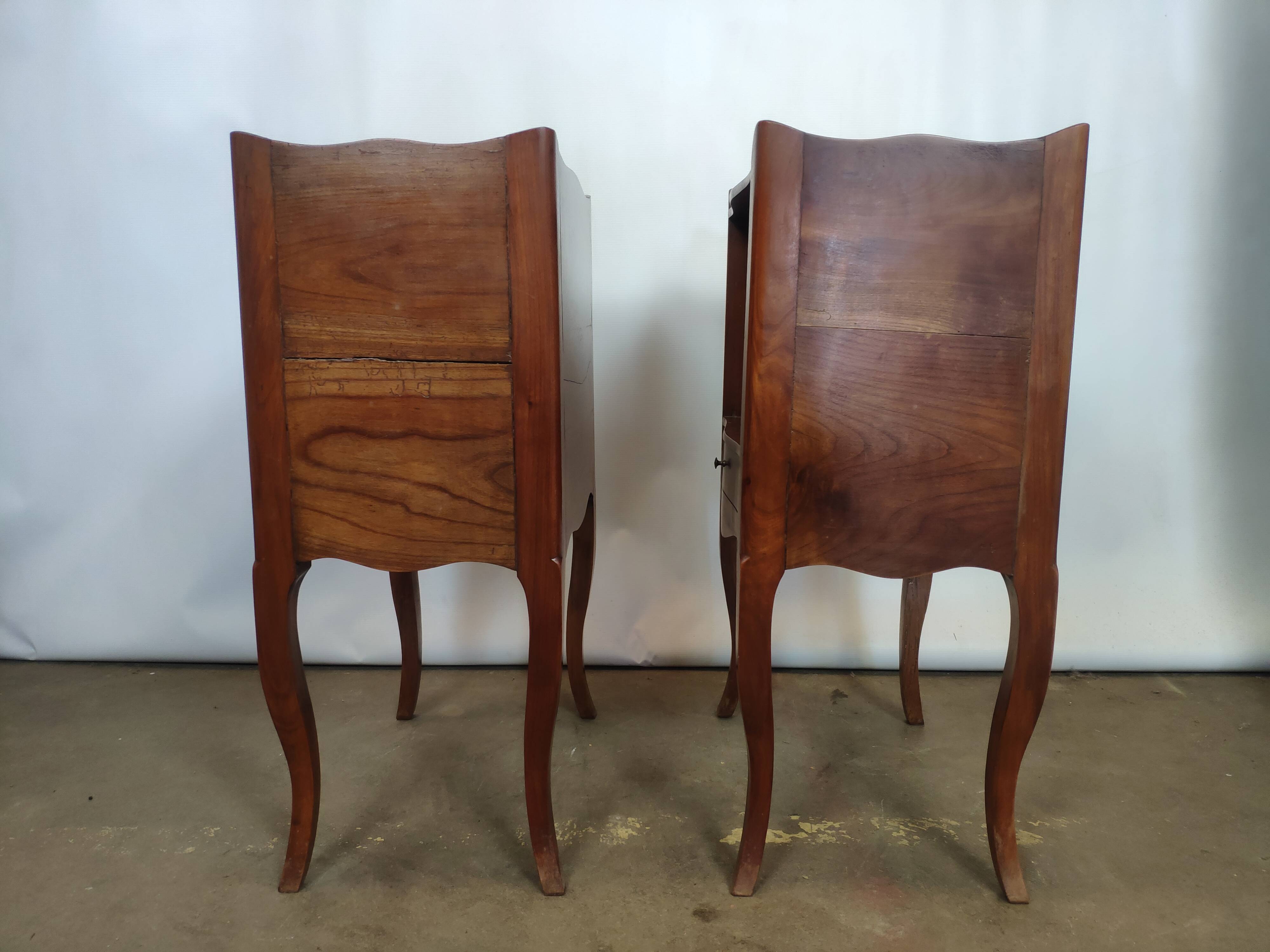 Louis XV style bedside tables