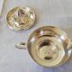 Silver metal citrus press Christofle