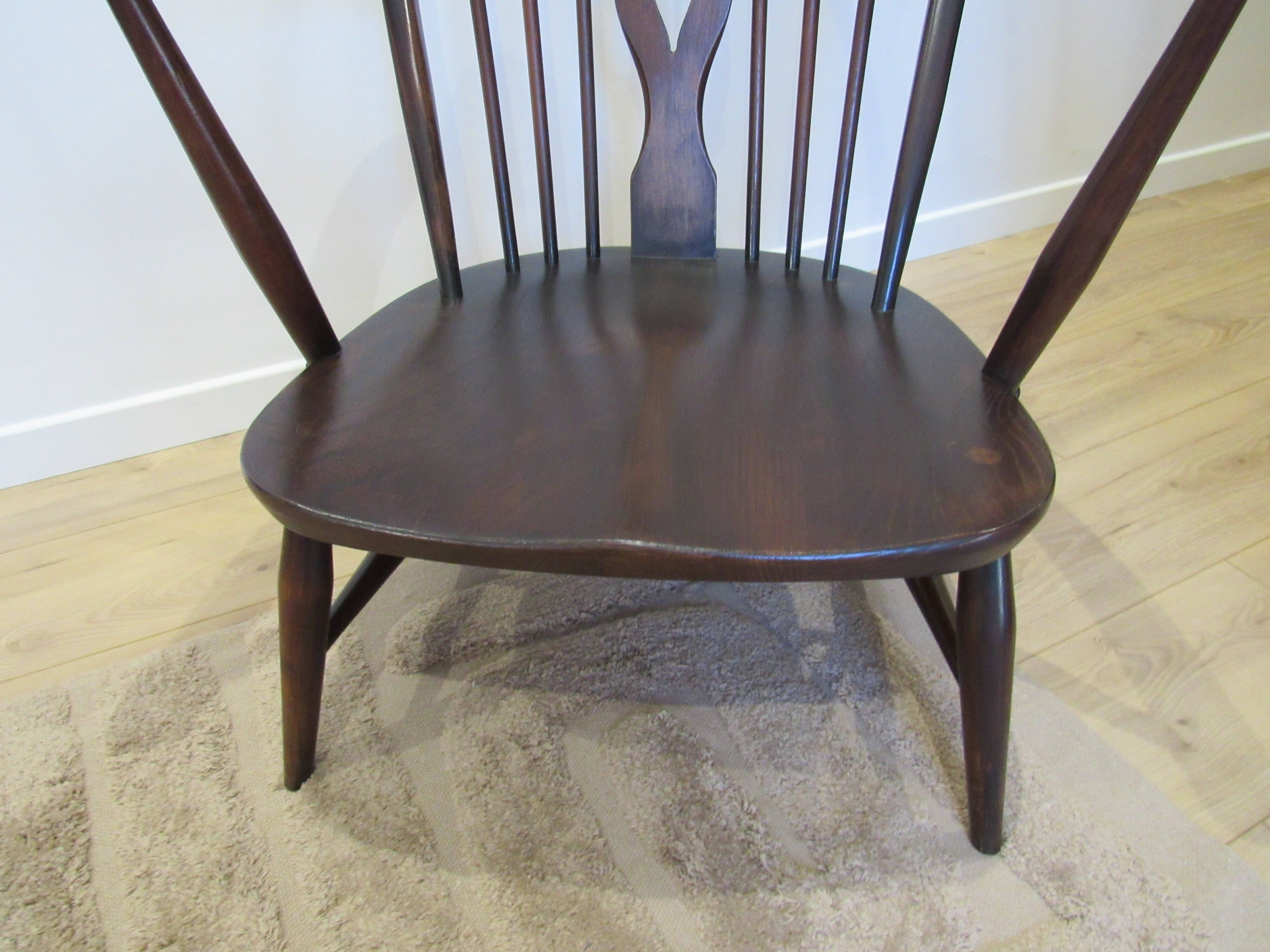 Authentic English Ercol Fleur De Lys Tub Chairs C.1960s