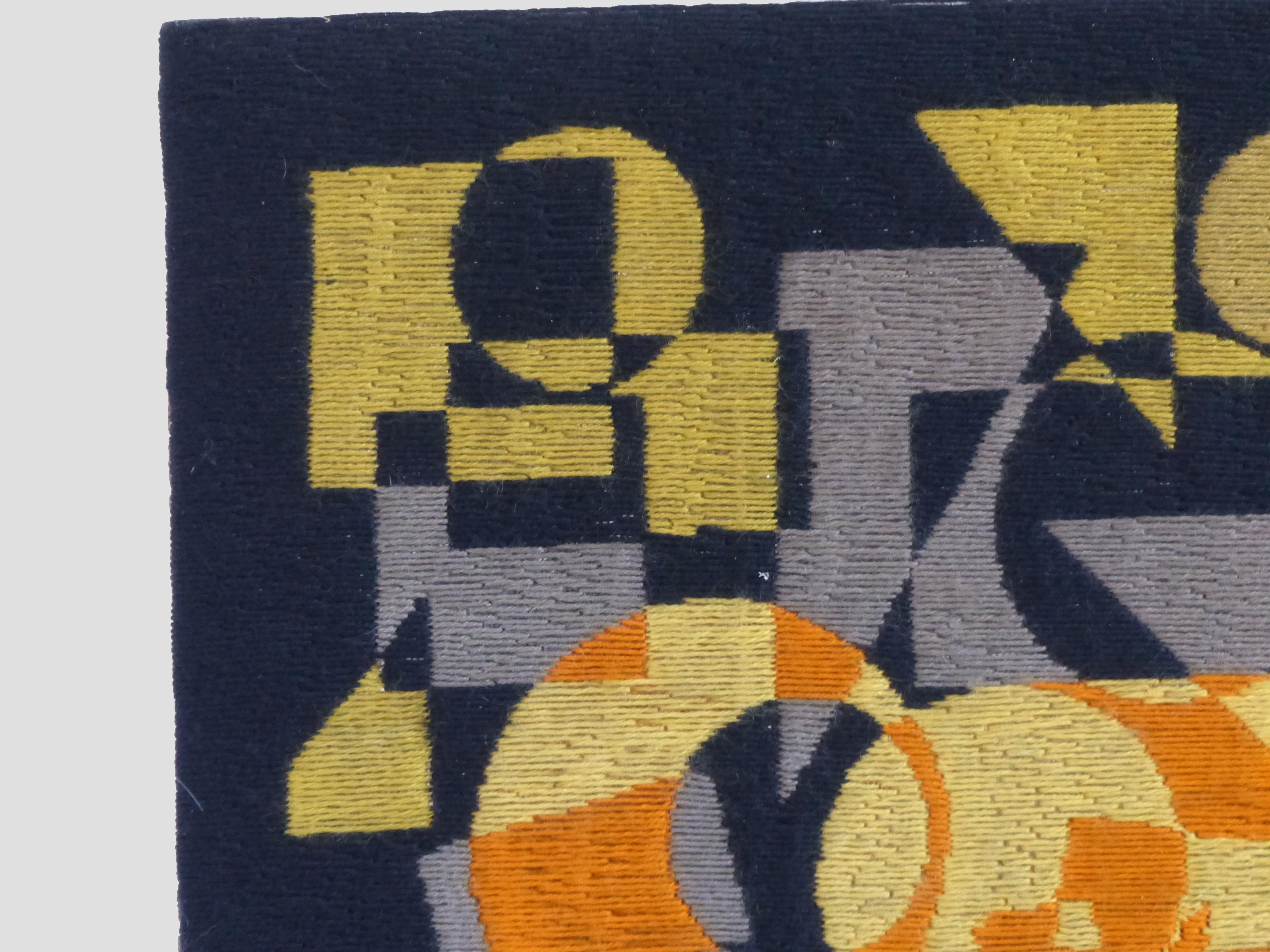 Vintage tapestry Patrice Allart 1977