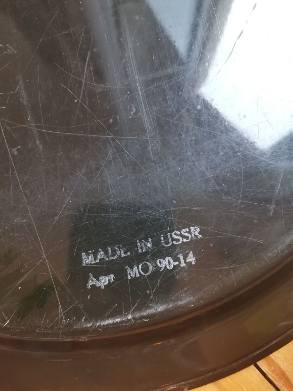 Large oval tray vintage metal hand-painted metal pattern flowers made in ussr numbered