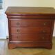Fruit wood ogee chest of drawers - Louis Philippe style - 4 drawers - 1980s