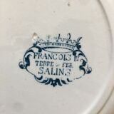 6 mismatched Iron Land dessert plates