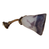 Ancienne applique tulipe pate de verre