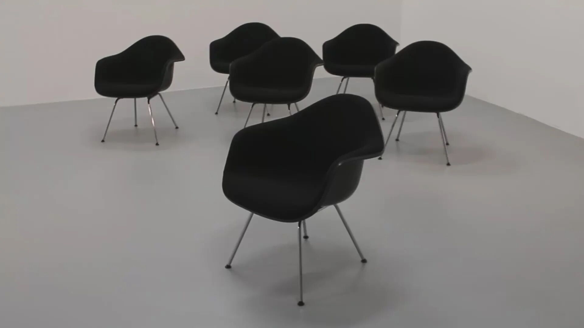 Dining chairs by Charles Eames and Ray Eames Model Dax 1970