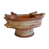 Pot cover, vase holder. Berber terracotta from the 50s.