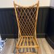 Chaise basse en rotin dans le goût d'Audoux-Minet