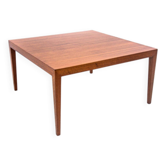 Table en teck, Danemark, années 1960. Après rénovation.