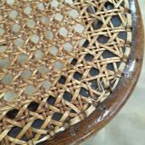 4 old wooden bistro chairs