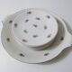 antique dessert service Lunéville 8 plates + 1 cake dish