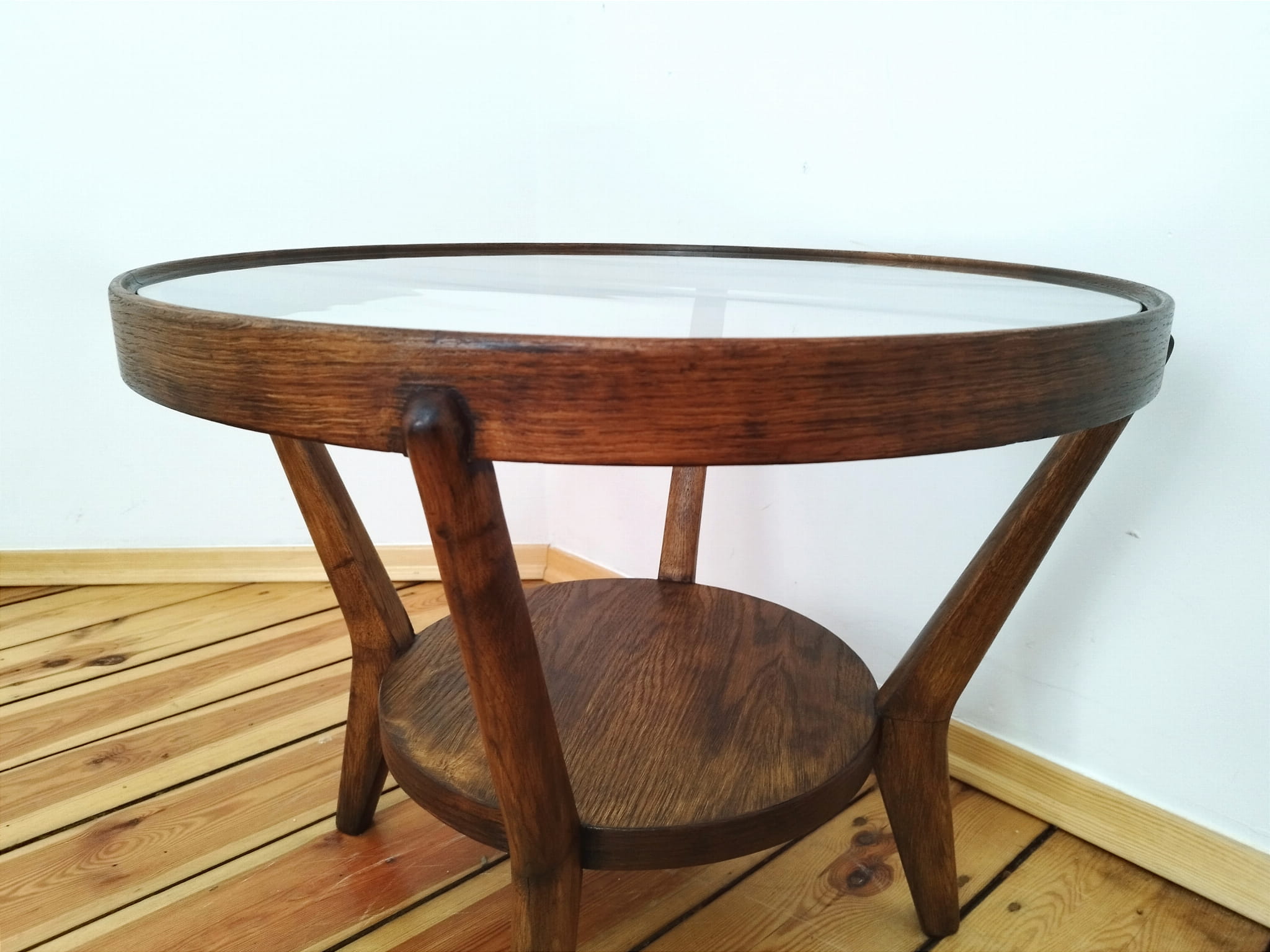 Coffee table design by K Kozelka & A Kropacek for Interier Praha Czechoslovakia 30s