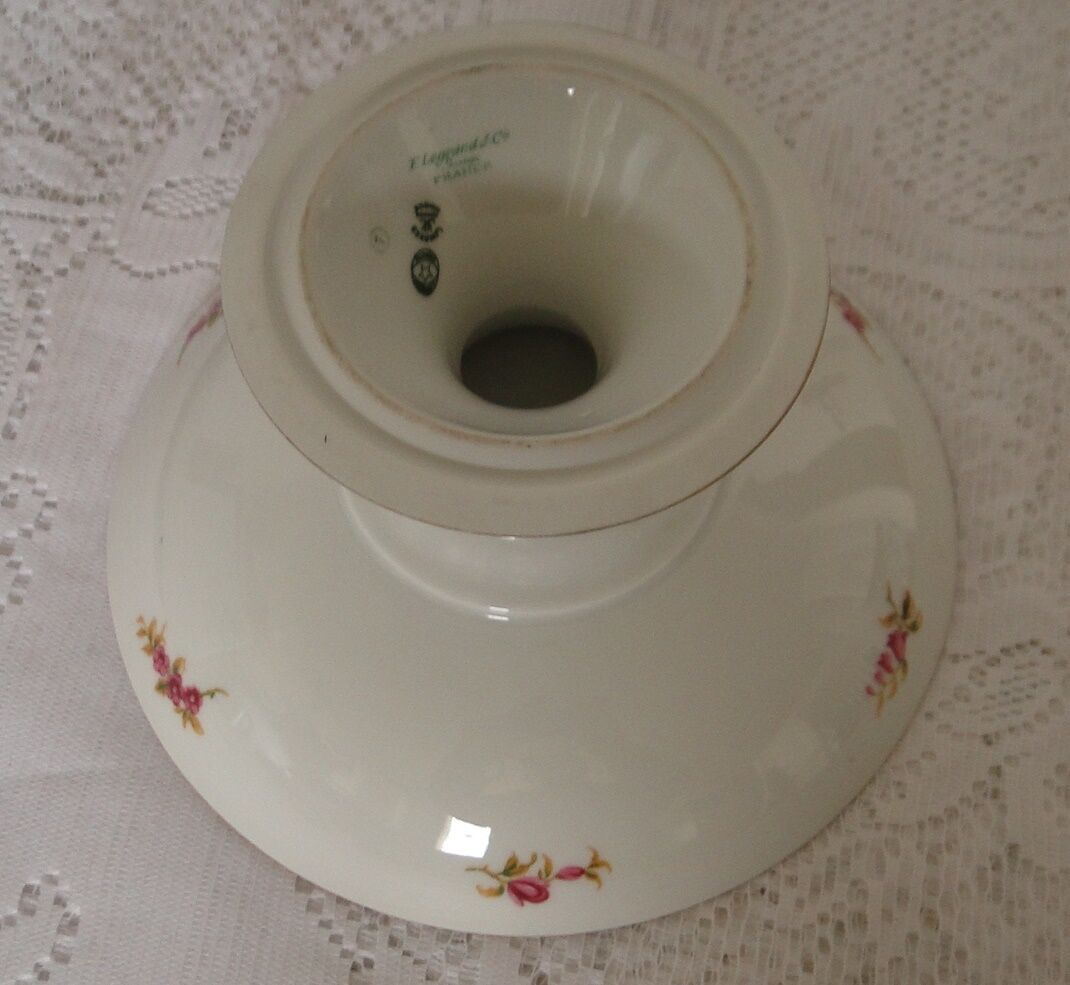 Old porcelain shower foot bowl Limoges f legrand et cie 20s
