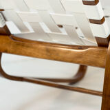 Art deco armchair by Jan Vanek, 1930s, restored