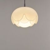 Artichoke pendant lamp in opal glass by Peill & Putzler, 1974