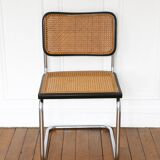 Cesca B32 Breuer Chair Made in Italy - Reupholstered seat cane