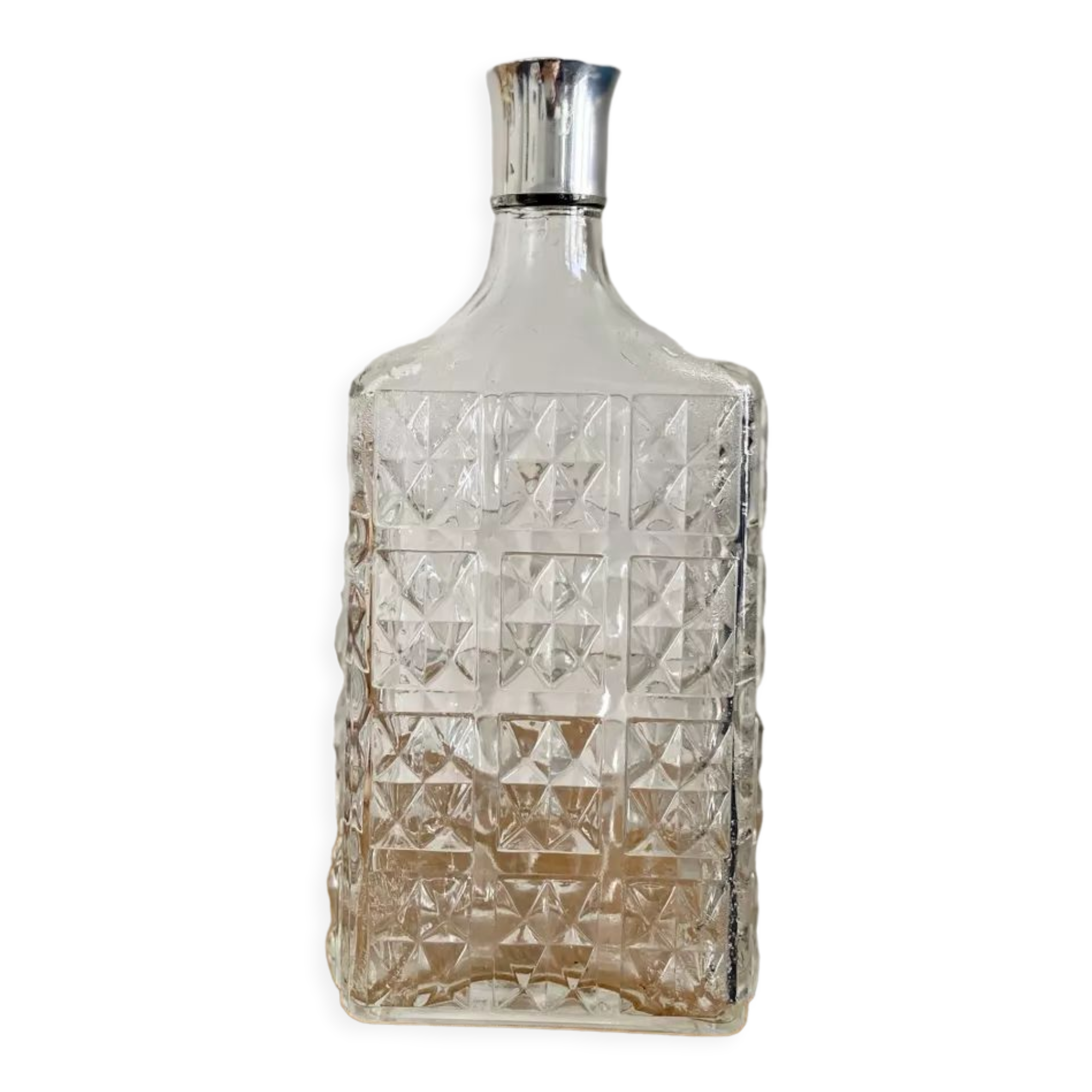 Vintage cut glass bottle