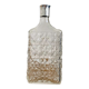 Bouteille en verre taillé vintage