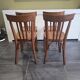 Lot de 4 chaises de bistrot Fischel vintage, années 1970