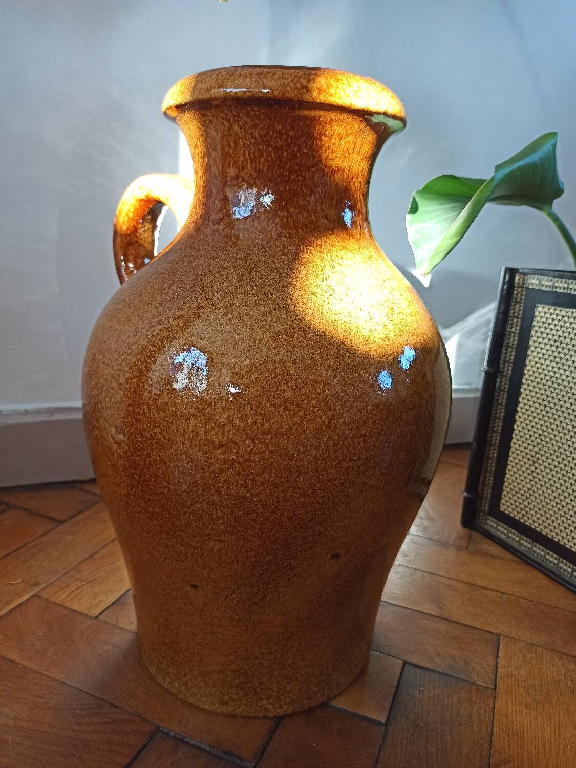 Vase de sol vintage - 42 cm - Scheurich West Germany