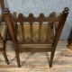 pair of Gothic walnut armchairs circa 1850