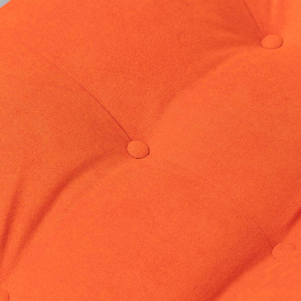 Pair of vintage orange armchairs, 1970s design, modernist
